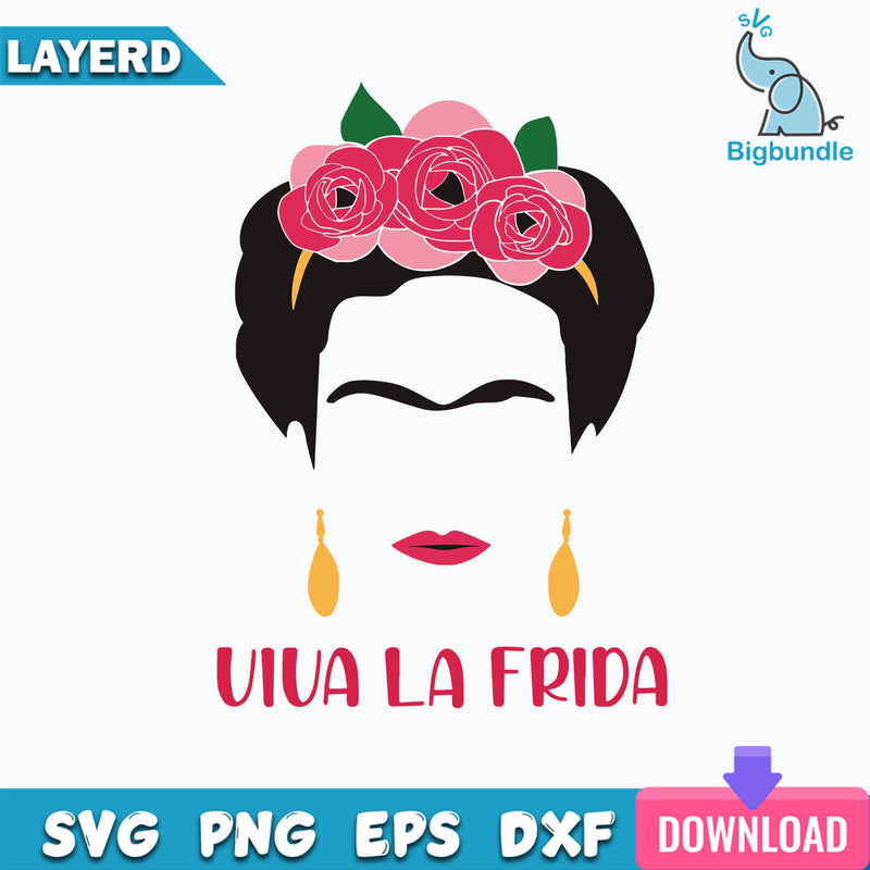 Viva La Frida Svg, Spanish Teacher Svg, Funny Quotes Svg