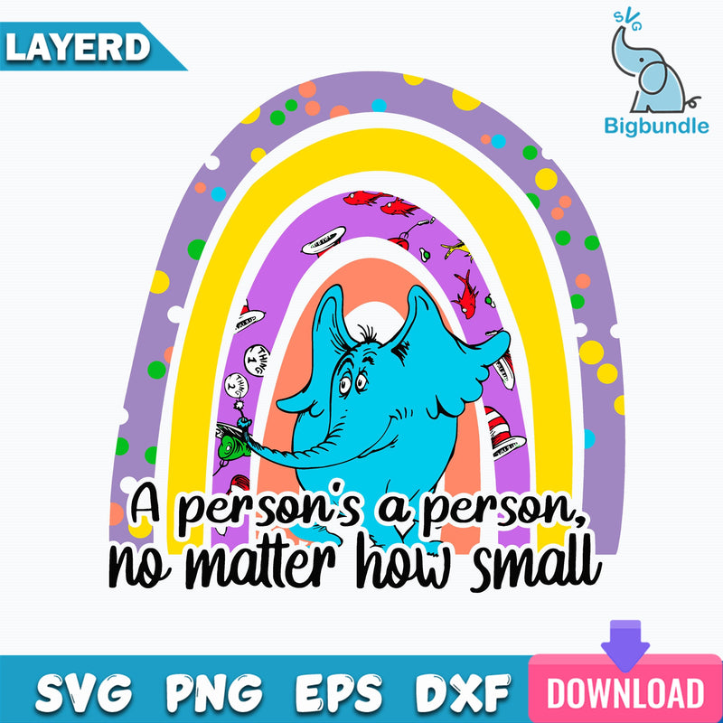 A Person’s A Person No Matter How Small PNG, Dr Seuss PNG