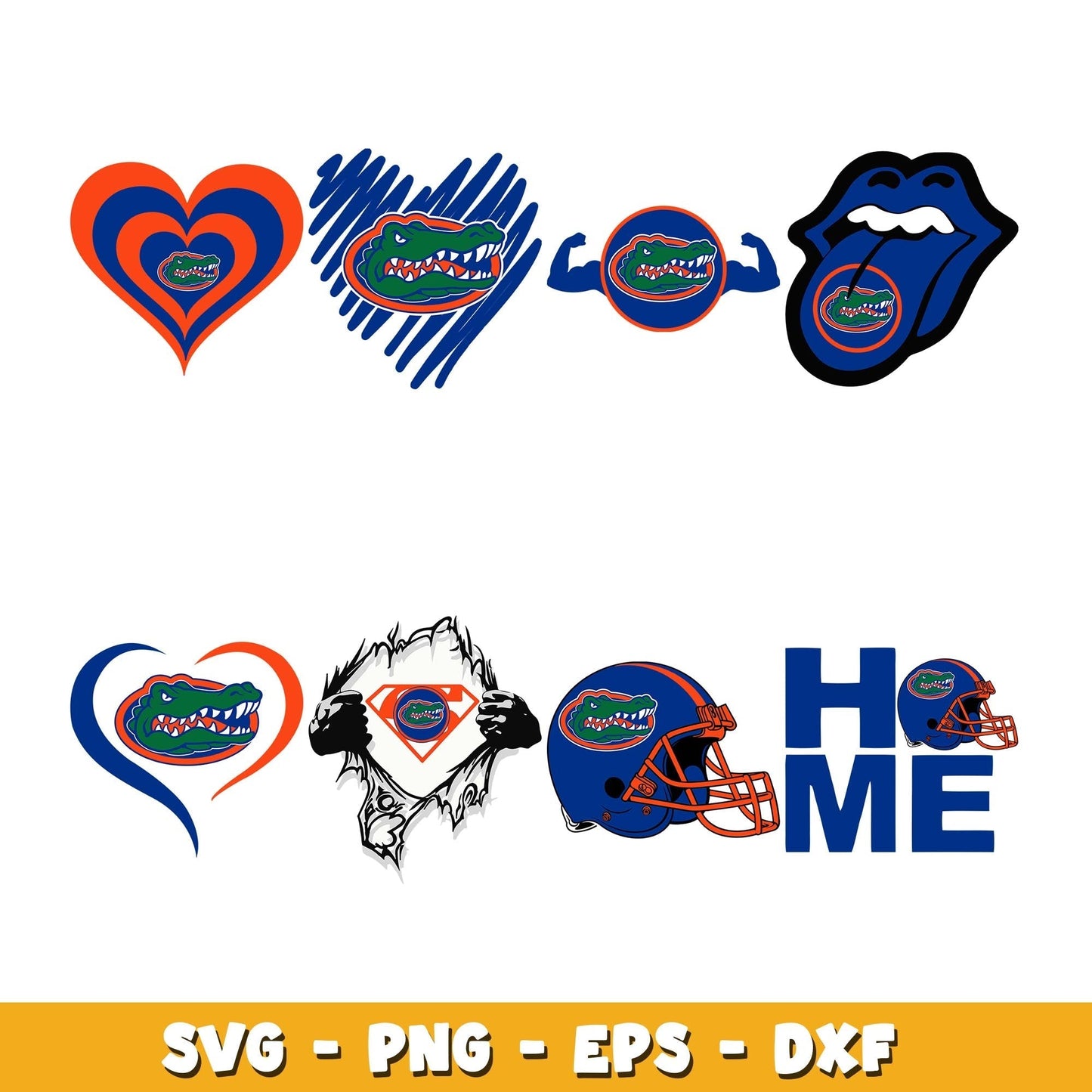 Florida Gators Logo Bundle svg, Florida Gators logo svg, ncaa svg