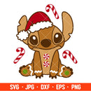 Gingerbread Stitch Svg, Free Svg, Daily Freebies Svg, Cricut, Silhouette Vector Cut File