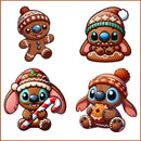 Gingerbread Stitch png bundle