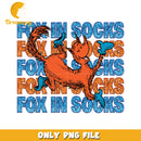 Glitter fox in socks png, dr seuss png, cartoon characters png