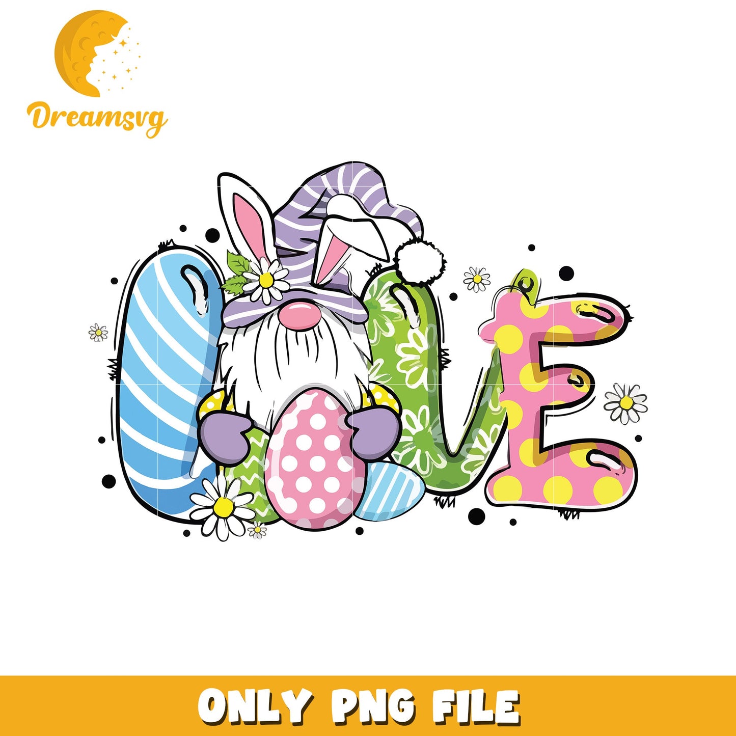 Gnome cosplay bunny love png, easter days png, gnome png