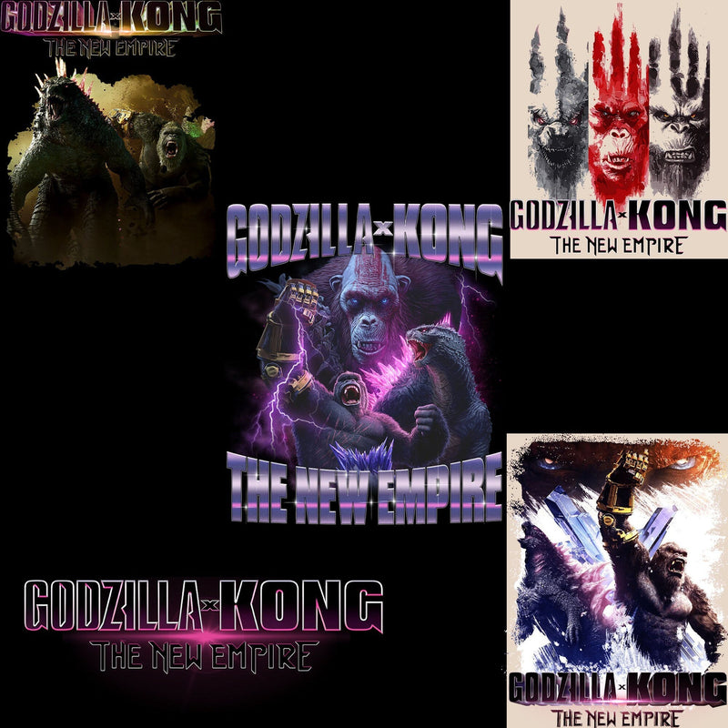 Godzilla X Kong The New Empire Bundle 5+ PNG