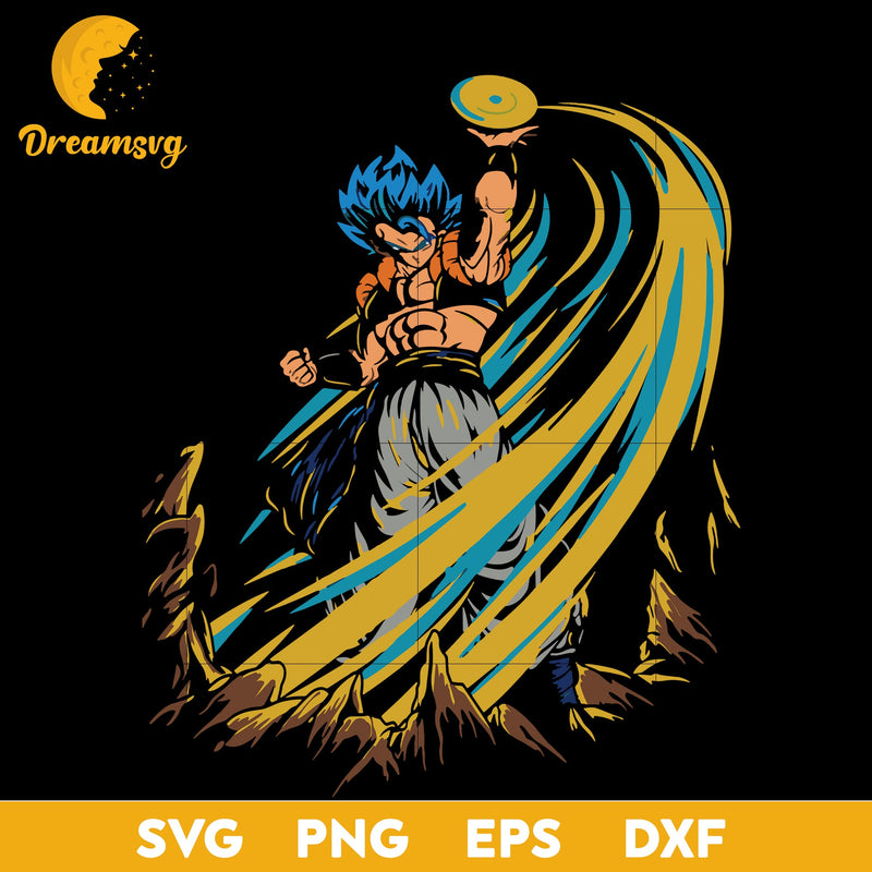 Gogeta Svg, Goku Svg, Super Saiyan Svg, Dragon Ball Svg, file for cricut, Anime svg, png, eps, dxf digital download