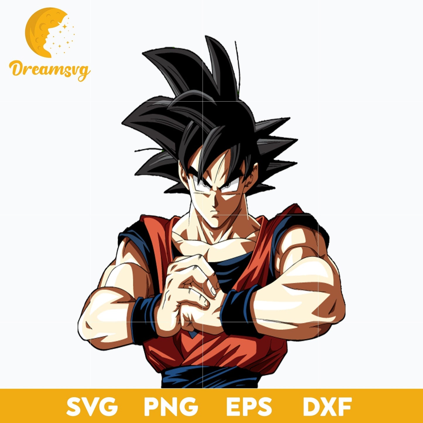 Goku Svg, Dragon Ball Svg, Goku Anime Svg, file for cricut, Anime svg, png, eps, dxf digital download