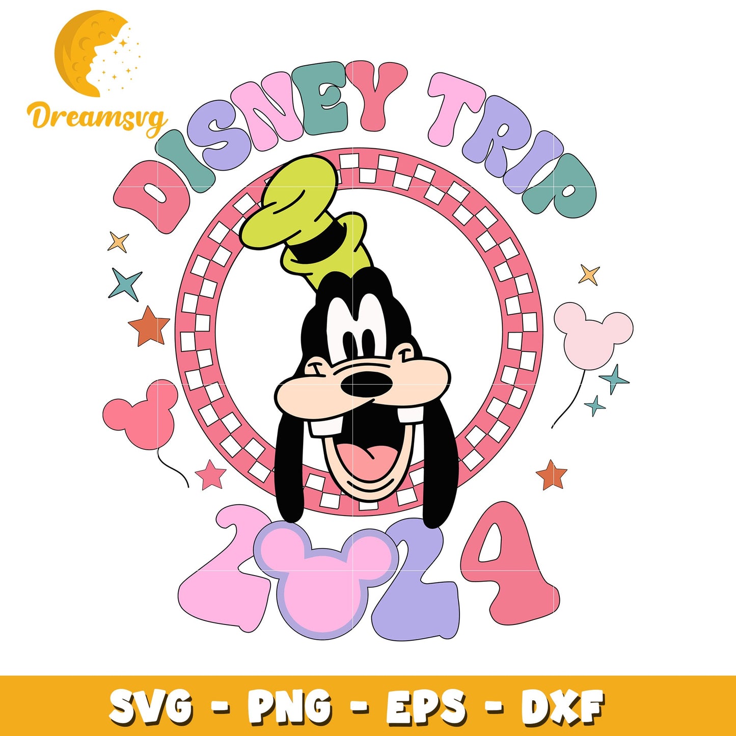 Goofy Disney Trip 2024 SVG PNG EPS DXF
