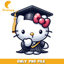 Graduation Hello Kitty PNG Cute Cartoon Design for Download