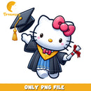 Graduation Hello Kitty PNG File Cute Character Design Download