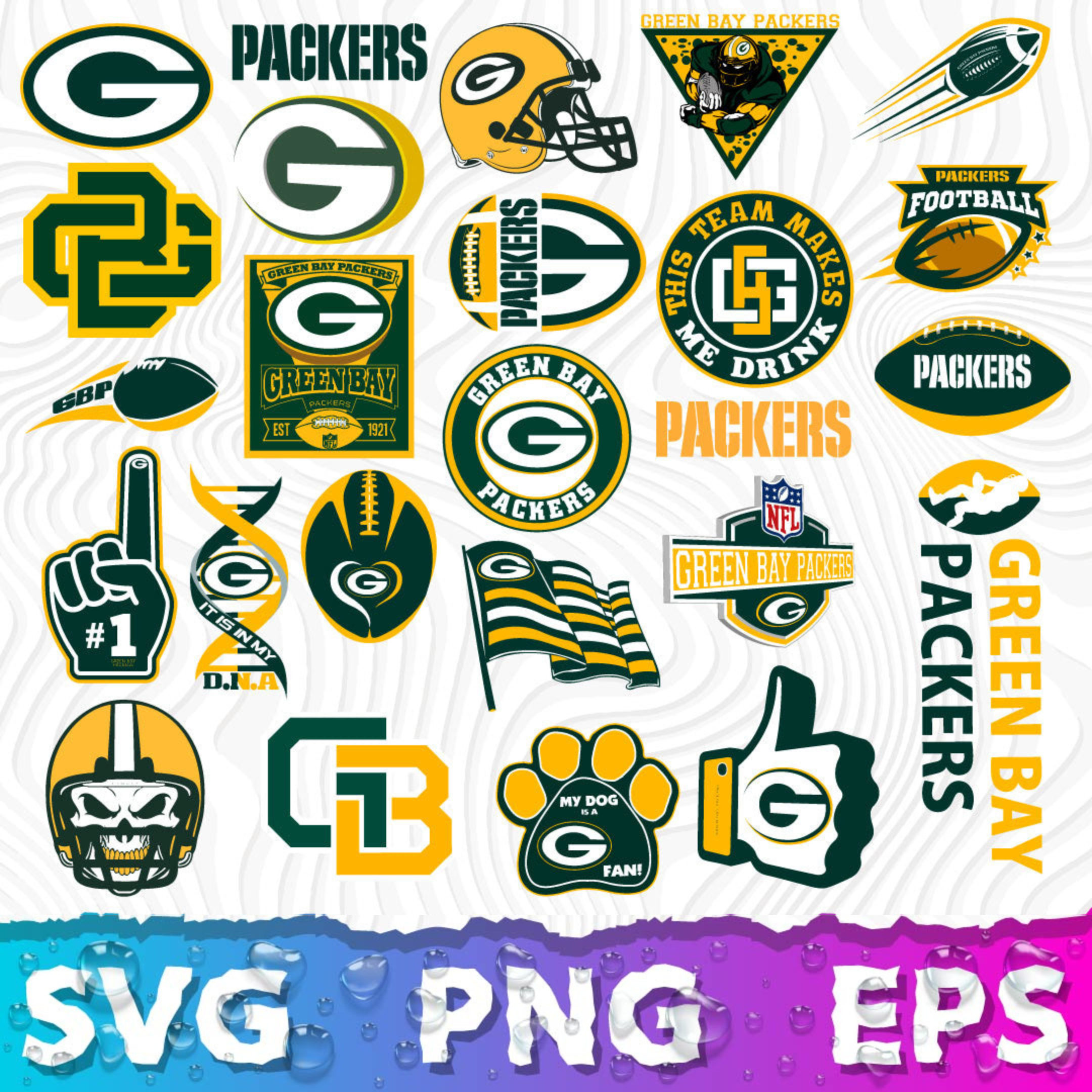 Green Bay Packers Logo SVG, Packers PNG Logo Transparent, SVG Cut File