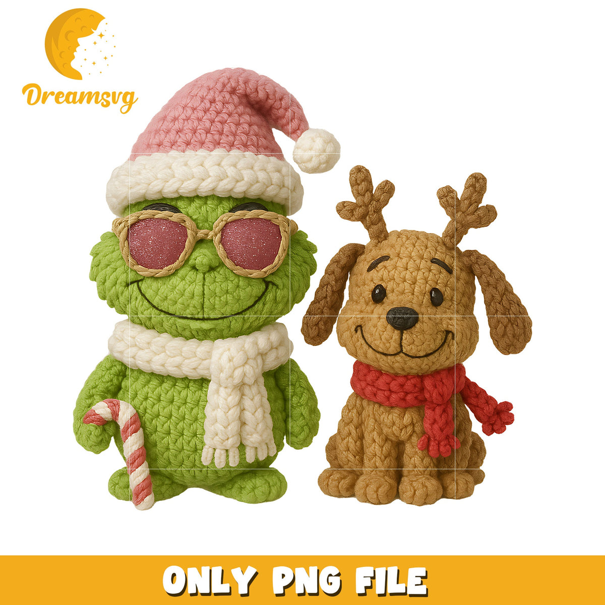 Grinch and dog png, christmas gifts png, grinchy png