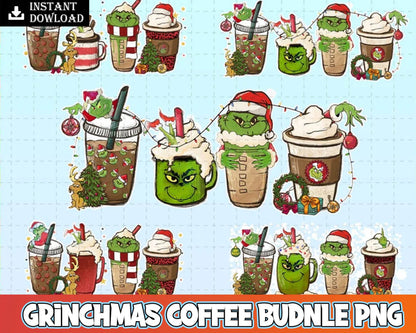 Version 2.0 - Ultimate Grinch Bundle SVG, Grinch SVG, Grinch Cutting Image, Christmas Grinch svg png eps dxf jpg