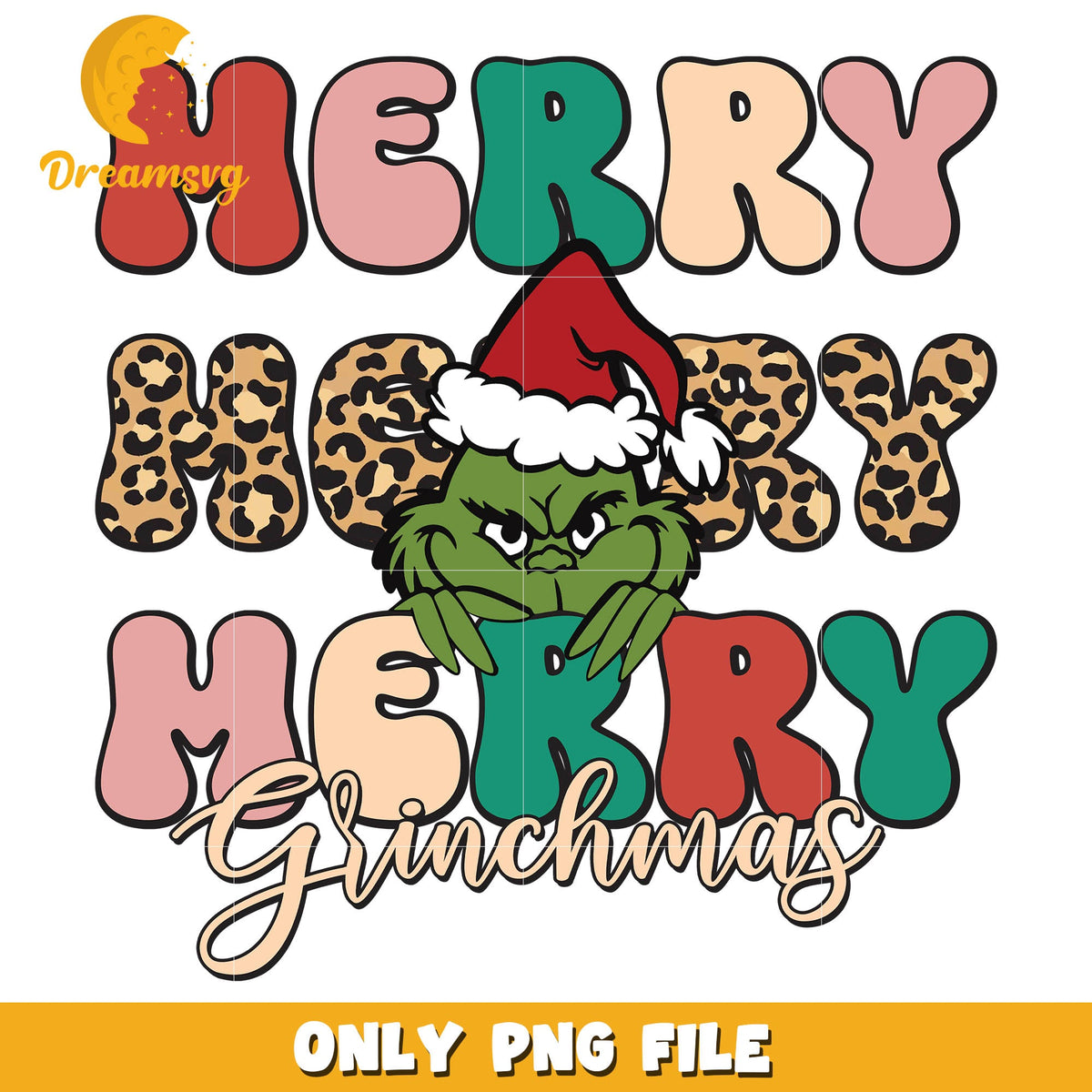 Grinchmas merry merry merry boutique font png, the grinch smile png