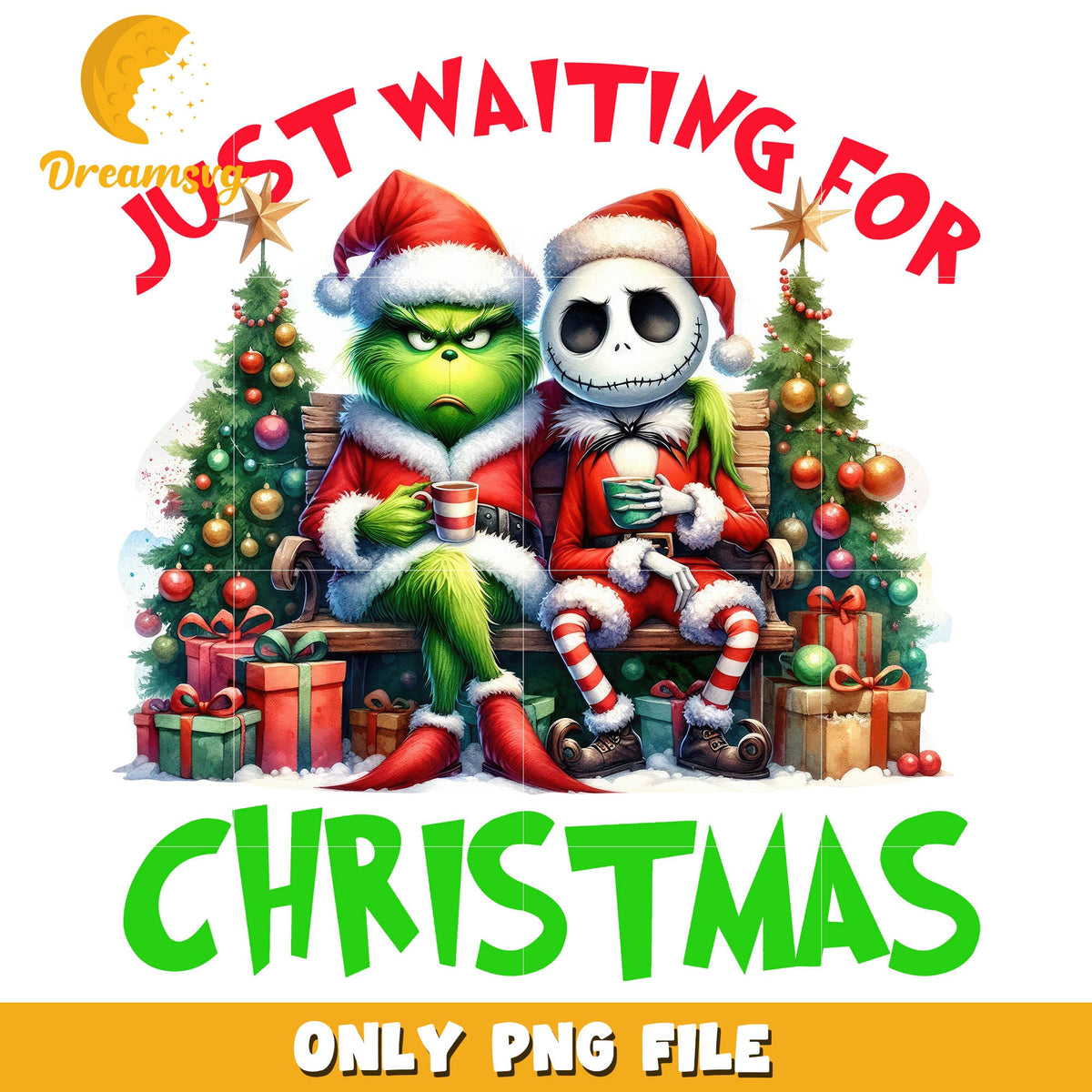Grinch pine tree waiiting for png, grinch on disney plus png