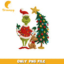 Grinch tree png, christmas season png, grinch christmas png
