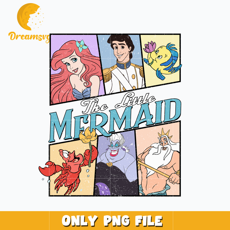 The little mermaid png