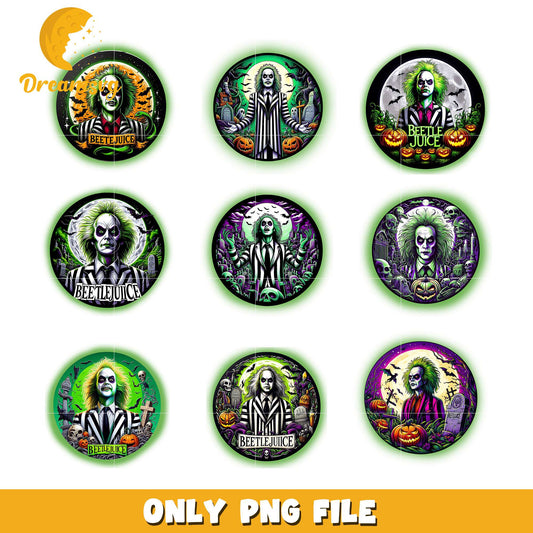 Beetlejuice logo halloween design bundle png, Beetlejuice png