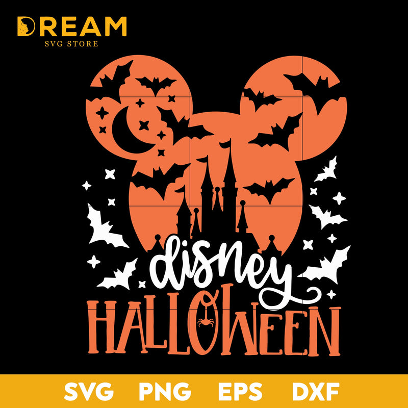 Disney halloween svg, Disney svg, Halloween svg, png, dxf, eps digital file HLW1509203L