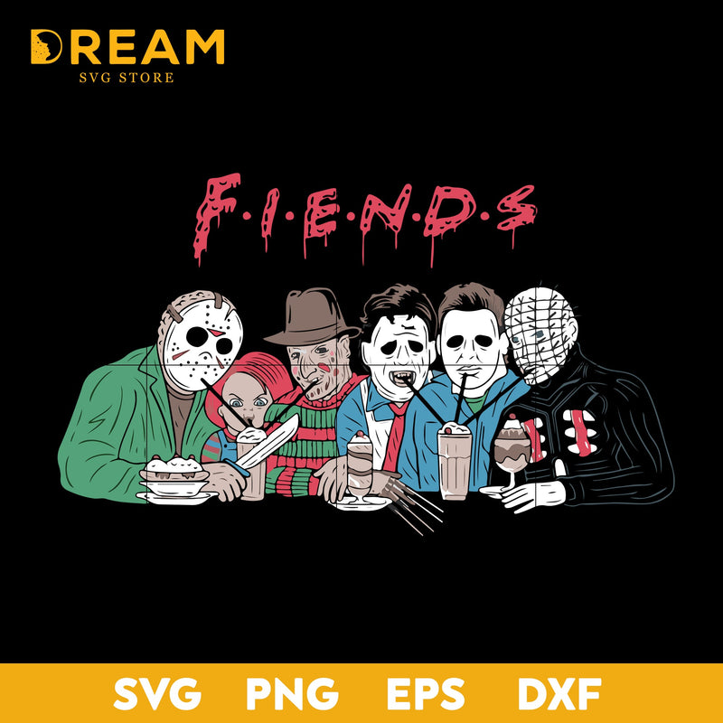 Friends horro movies svg, Halloween svg, png, dxf, eps digital file HLW2209205L