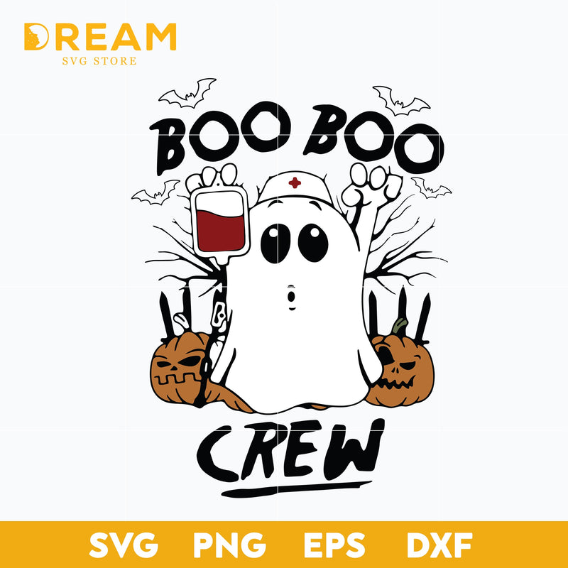 Boo boo crew svg, halloween svg, png, dxf, eps digital file HLW26092014L