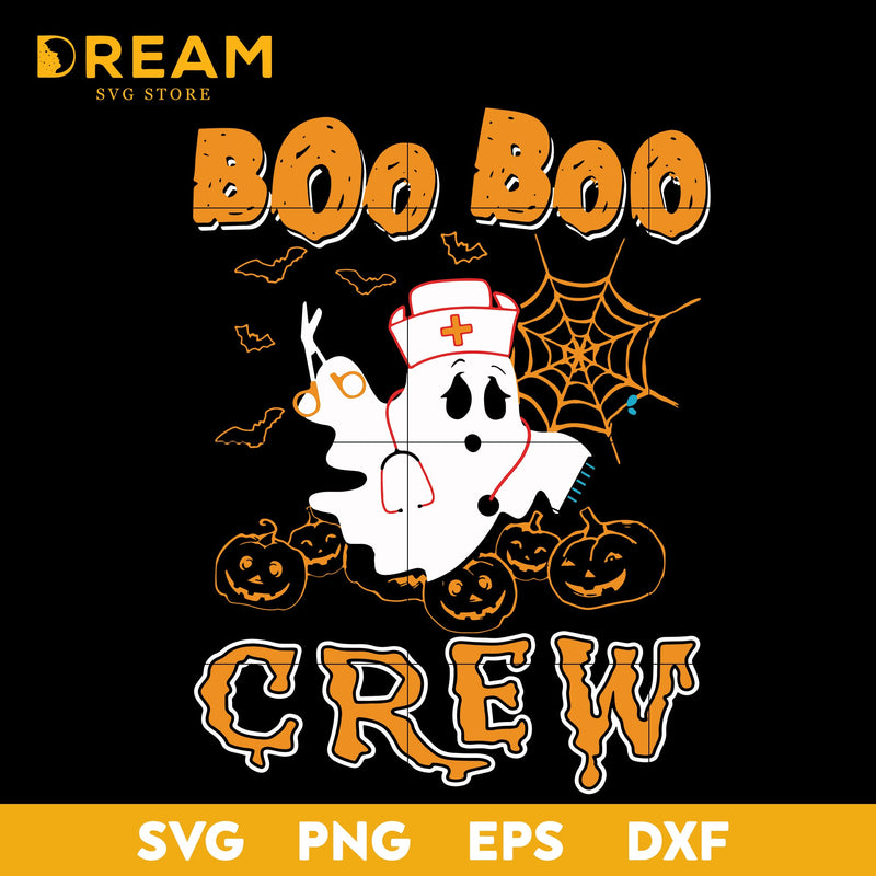 Boo boo crew svg, halloween svg, png, dxf, eps digital file HLW26092019L