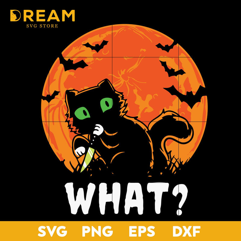 Black cat halloween svg, halloween svg, png, dxf, eps digital file HLW28092010L