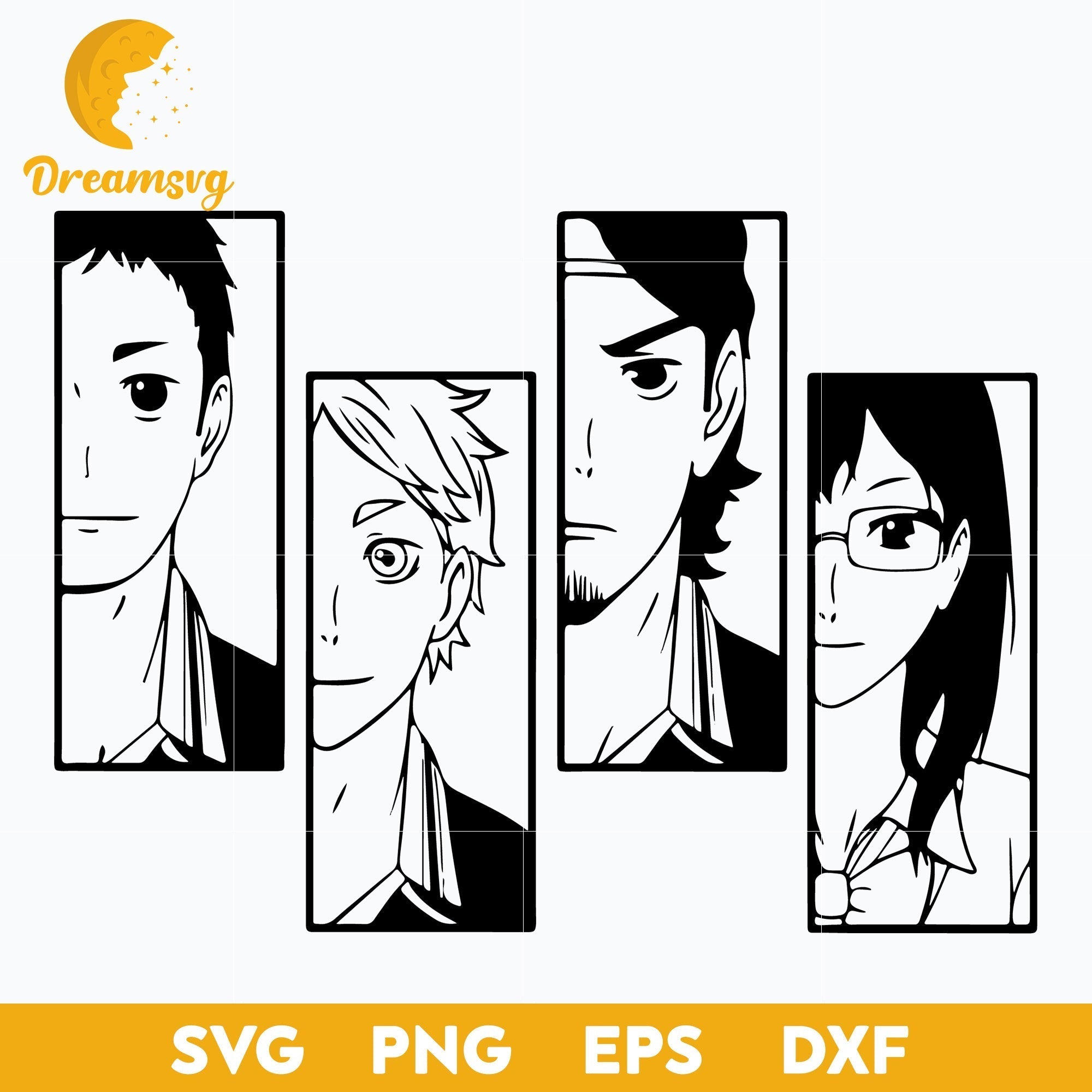 Haikyuu Svg, Manga Svg, Japanese Svg, file for cricut, Anime svg, png,
