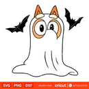 Halloween Bingo Svg, Bingo Ghost Svg For Cricut, Silhouette Vector Cut File