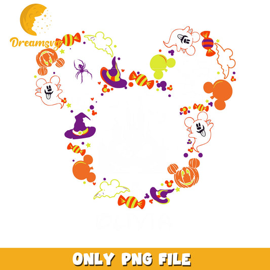 Halloween Candy PNG Clipart for Fun Festive Design