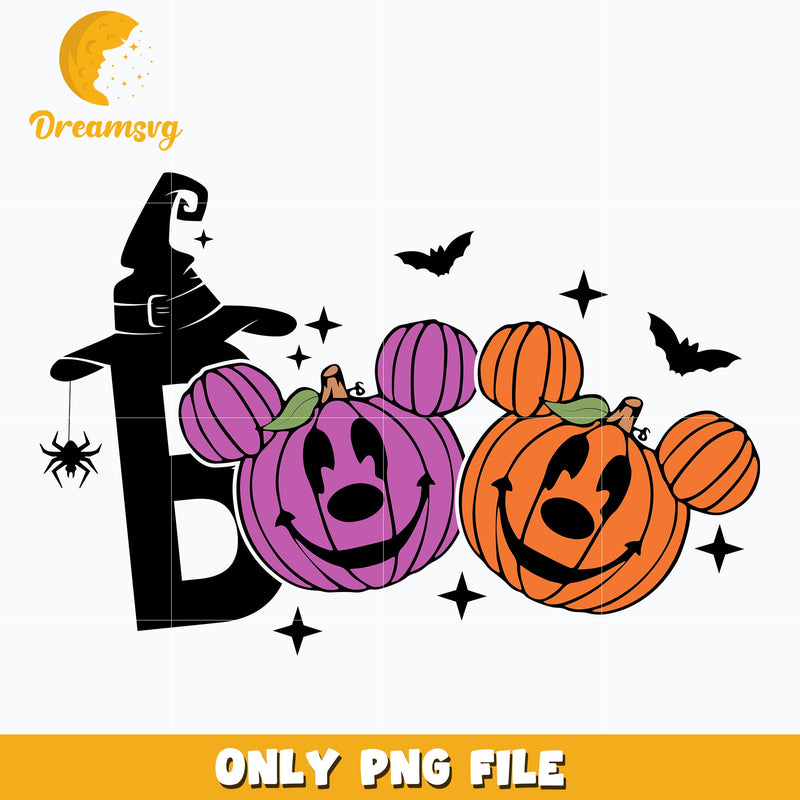 Halloween Pumpkin Mickey Mouse png, Halloween png, Digital download