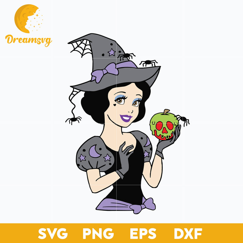 Halloween Snow White  princess svg, Halloween svg, png, dxf, eps digital file.