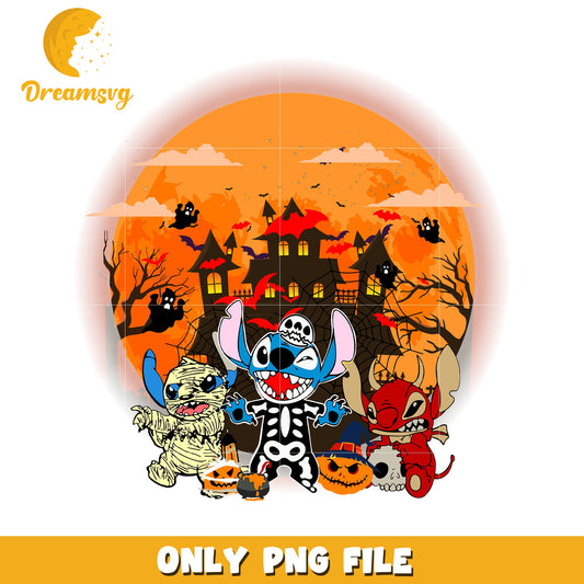 Halloween Stitch PNG Design
