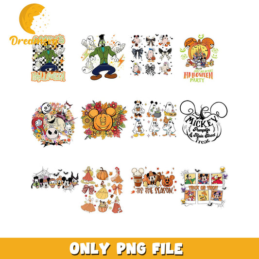Halloween Themed PNG Bundle for Creative Projects
