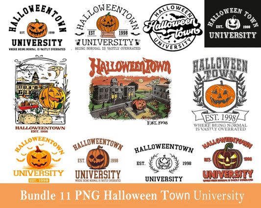 Halloweentown University Png, Halloween Town Png, Digital download