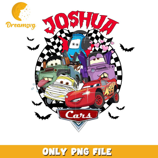 Halloween Cars Joshua png, Disney Pixar cartoon characters png