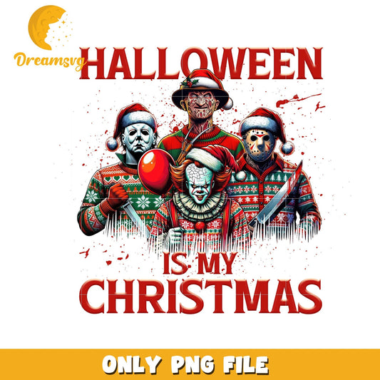 Halloween is my christmas png, halloween horror nights png