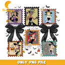 Halloween disney princesses png, halloween candy png, disney princess png