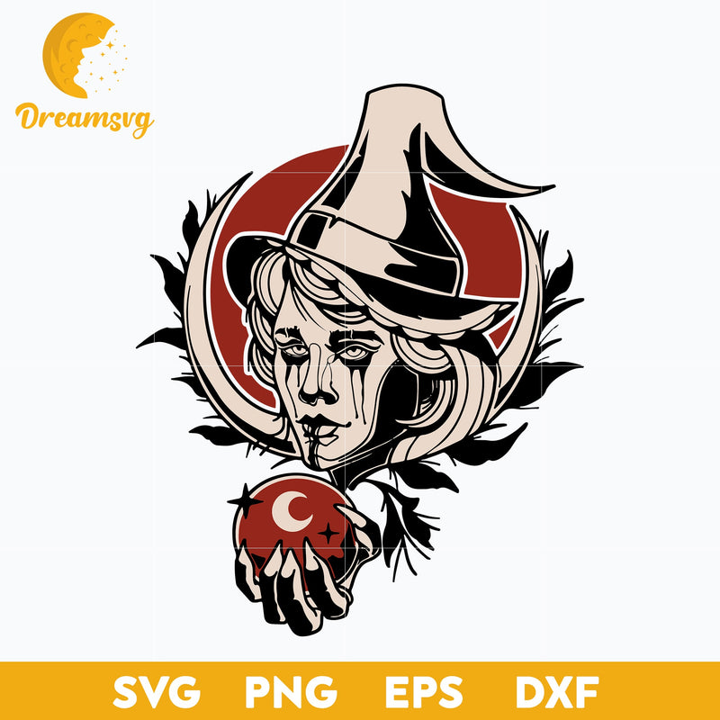 Halloween season witch svg, Halloween svg, png, dxf, eps digital file.