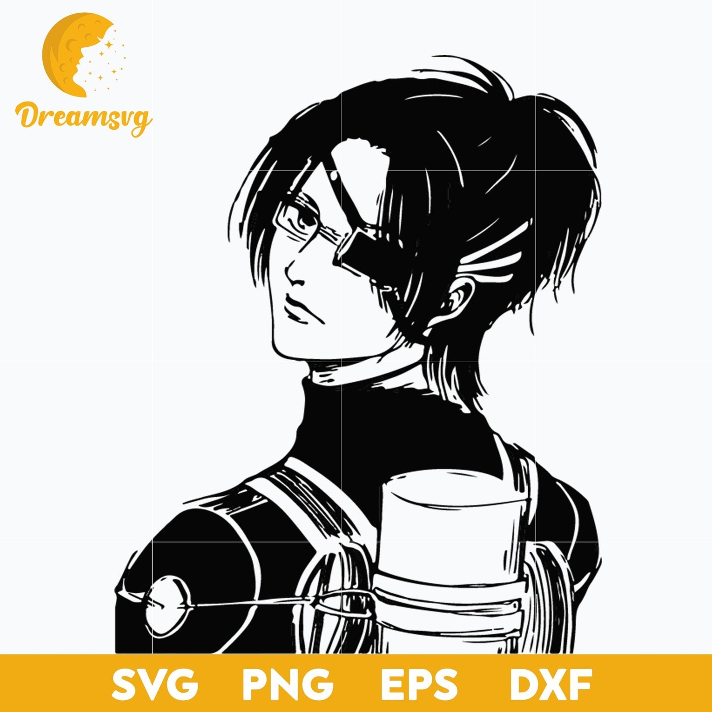 Hange Zoe Svg, Hanji Svg, Attack On Titan Svg, file for cricut, Anime svg, png, eps, dxf digital download