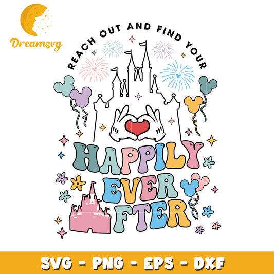 Happily Ever After Disney SVG Cut File