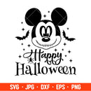 Happy Halloween Mickey Mouse Svg, Free Svg, Daily Freebies Svg, Cricut, Silhouette Vector Cut File