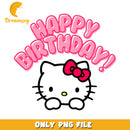 Happy Birthday Hello Kitty PNG File for Fun Celebrations