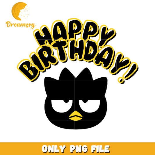 Happy Birthday Kuromi PNG Image