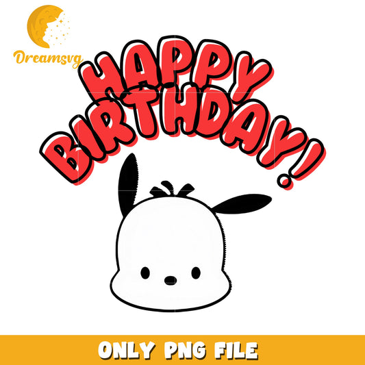 Happy Birthday PNG Graphic Cute Character Design File Download