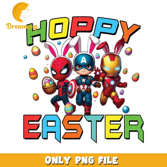 Happy Easter Avengers PNG Image