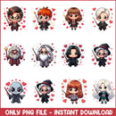 Harry Porter valentine png bundle