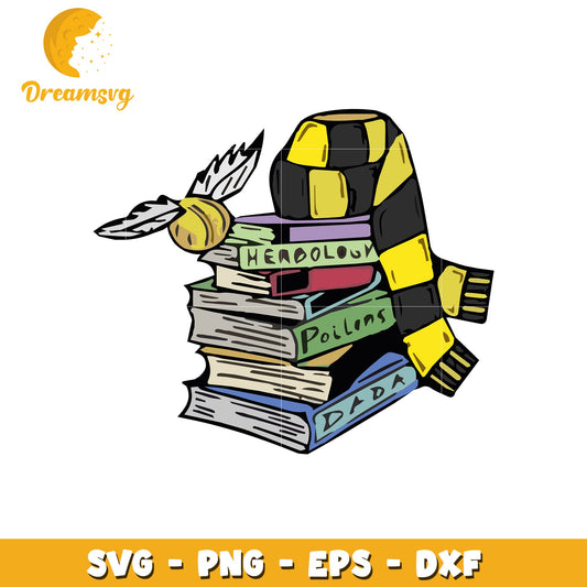 Harry Potter Books SVG Cut File