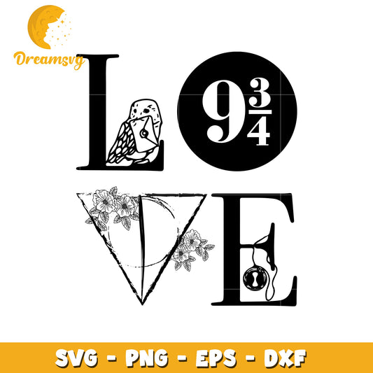 Harry Potter Love SVG Cut File