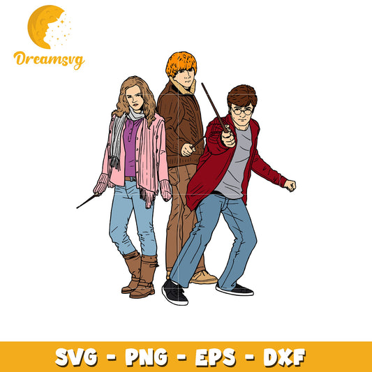 Harry Potter Trio SVG Cut Files