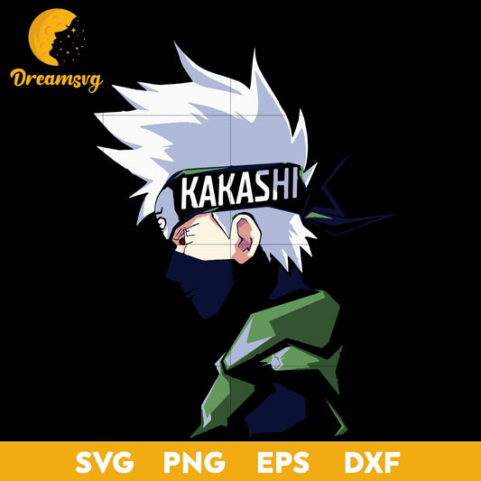 Hatake Kakashi Svg, Kakashi Svg, Naruto Svg, file for cricut, Anime svg, png, eps, dxf digital download